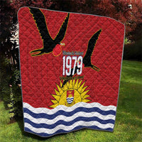 Mauri Kiribati Independence Day Quilt 1979 Proud National Frigatebird