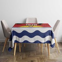 Mauri Kiribati Independence Day Tablecloth 1979 Proud National Frigatebird