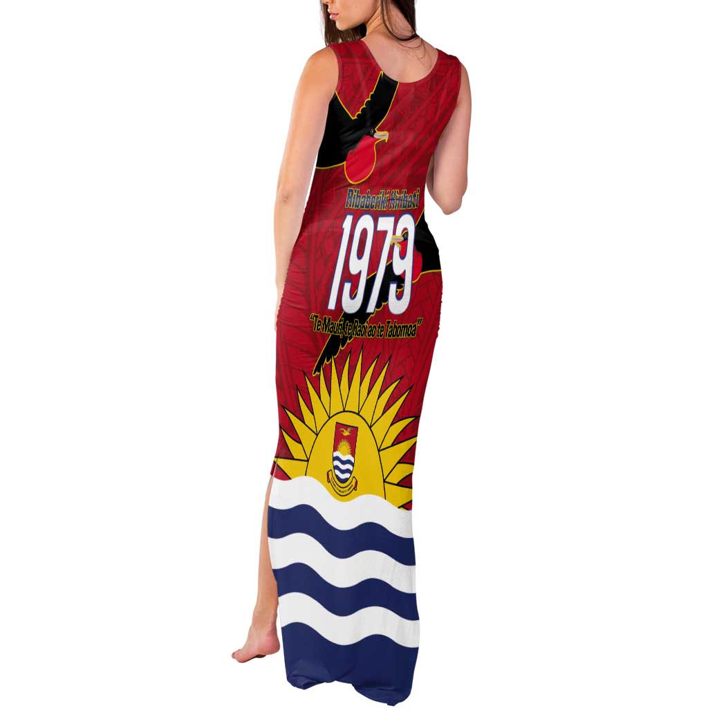 Mauri Kiribati Independence Day Tank Maxi Dress 1979 Proud National Frigatebird