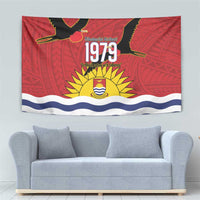 Mauri Kiribati Independence Day Tapestry 1979 Proud National Frigatebird