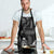Black Hafa Adai Guam Apron Chamorro Latte Stone Hand With Plumeria - Polynesian Pride