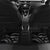 Black Hafa Adai Guam Car Mats Chamorro Latte Stone Hand With Plumeria