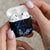 Blue Hafa Adai Guam AirPods Case Chamorro Latte Stone Hand With Plumeria - Polynesian Pride