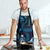 Blue Hafa Adai Guam Apron Chamorro Latte Stone Hand With Plumeria - Polynesian Pride