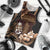 Brown Hafa Adai Guam Men Tank Top Chamorro Latte Stone Hand With Plumeria