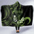 Green Hafa Adai Guam Hooded Blanket Chamorro Latte Stone Hand With Plumeria