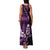 Purple Hafa Adai Guam Family Matching Tank Maxi Dress and Hawaiian Shirt Chamorro Latte Stone Hand With Plumeria