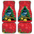 New Zealand Christmas In July Car Mats Kowhai Tui Bird With Pohutukawa - Red