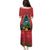 New Zealand Christmas In July Family Matching Puletasi and Hawaiian Shirt Kowhai Tui Bird With Pohutukawa - Red