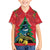 New Zealand Christmas In July Hawaiian Shirt Kowhai Tui Bird With Pohutukawa - Red