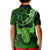Polynesian Pride Taurus Zodiac Kid Polo Shirt Astrological Sign Tribal Plumeria Green Galaxy LT14 - Polynesian Pride