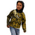 Polynesian Pride Gemini Zodiac Kid Hoodie Astrological Sign Tribal Plumeria Gold Galaxy LT14 - Polynesian Pride