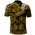 Polynesian Pride Gemini Zodiac Polo Shirt Astrological Sign Tribal Plumeria Gold Galaxy LT14 - Polynesian Pride