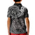 Polynesian Pride Cancer Zodiac Kid Polo Shirt Astrological Sign Tribal Plumeria Grey Galaxy LT14 - Polynesian Pride