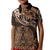 Polynesian Pride Virgo Zodiac Kid Polo Shirt Astrological Sign Tribal Plumeria Brown Galaxy LT14 Kid Brown - Polynesian Pride