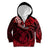 Polynesian Pride Capricorn Zodiac Kid Hoodie Astrological Sign Tribal Plumeria Red Galaxy LT14 Zip Hoodie Red - Polynesian Pride