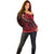 Polynesian Pride Capricorn Zodiac Off Shoulder Sweater Astrological Sign Tribal Plumeria Red Galaxy LT14 - Polynesian Pride