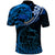 Polynesian Pride Aquarius Zodiac Polo Shirt Astrological Sign Tribal Plumeria Blue Galaxy LT14 - Polynesian Pride