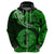 Polynesian Pride Pisces Zodiac Hoodie Astrological Sign Tribal Plumeria Green Galaxy LT14 - Polynesian Pride