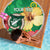 Custom Vanuatu Cricket Beach Blanket 2024 Tropical Flowers Version