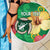 Custom Vanuatu Cricket Beach Blanket 2024 Tropical Flowers Version