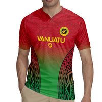 Custom Vanuatu Cricket Rugby Jersey 2024 Polynesian Pattern Sporty Style