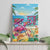 Flamingo Aloha Hawaii Canvas Wall Art It's 5 O’Clock Somewhere Tropical Vibes - Polynesian Pride