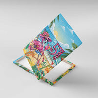 Flamingo Aloha Hawaii Canvas Wall Art It's 5 O’Clock Somewhere Tropical Vibes - Polynesian Pride