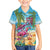 Flamingo Aloha Hawaii Family Matching Summer Maxi Dress and Hawaiian Shirt It's 5 O’Clock Somewhere Tropical Vibes - Polynesian Pride