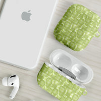 Omaomao Hawaii Breadfruit Palaka Motifs AirPods Case