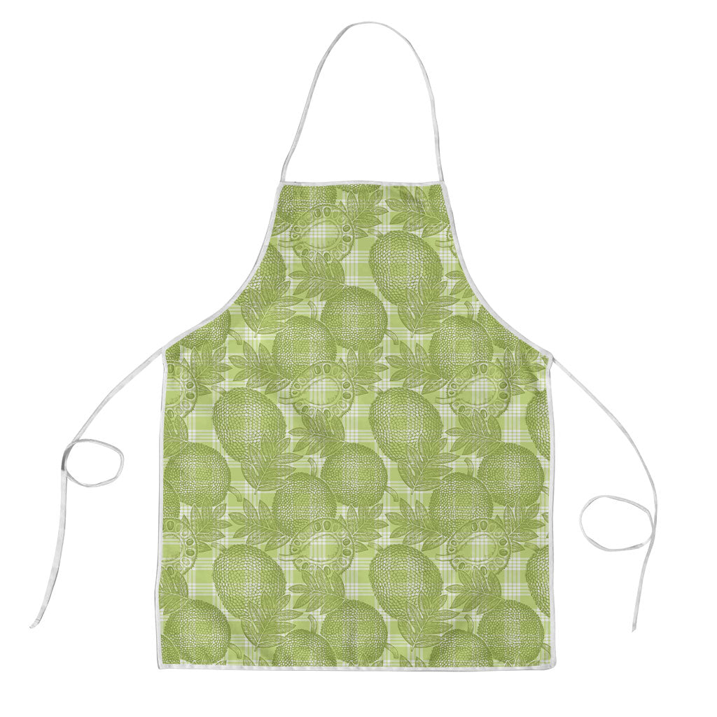 Omaomao Hawaii Breadfruit Palaka Motifs Apron