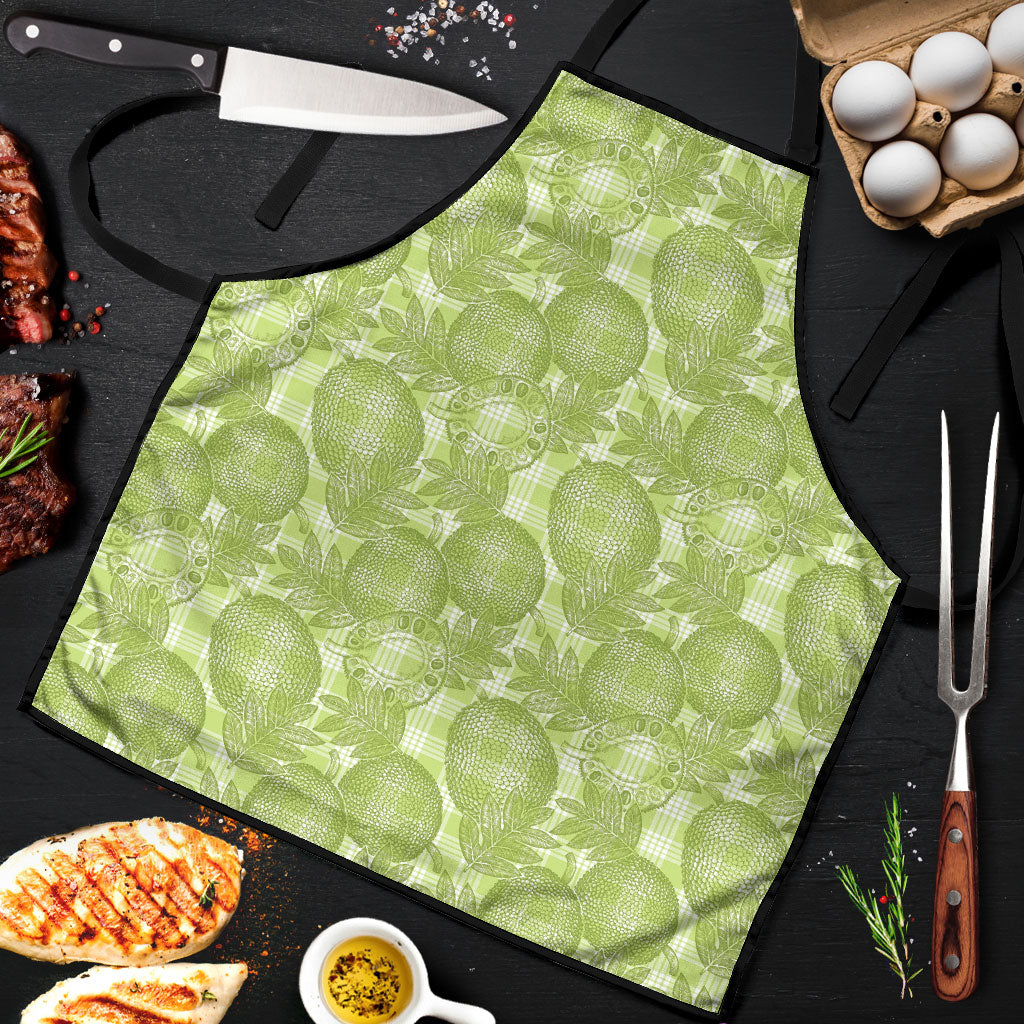 Omaomao Hawaii Breadfruit Palaka Motifs Apron
