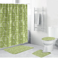 Omaomao Hawaii Breadfruit Palaka Motifs Bathroom Set