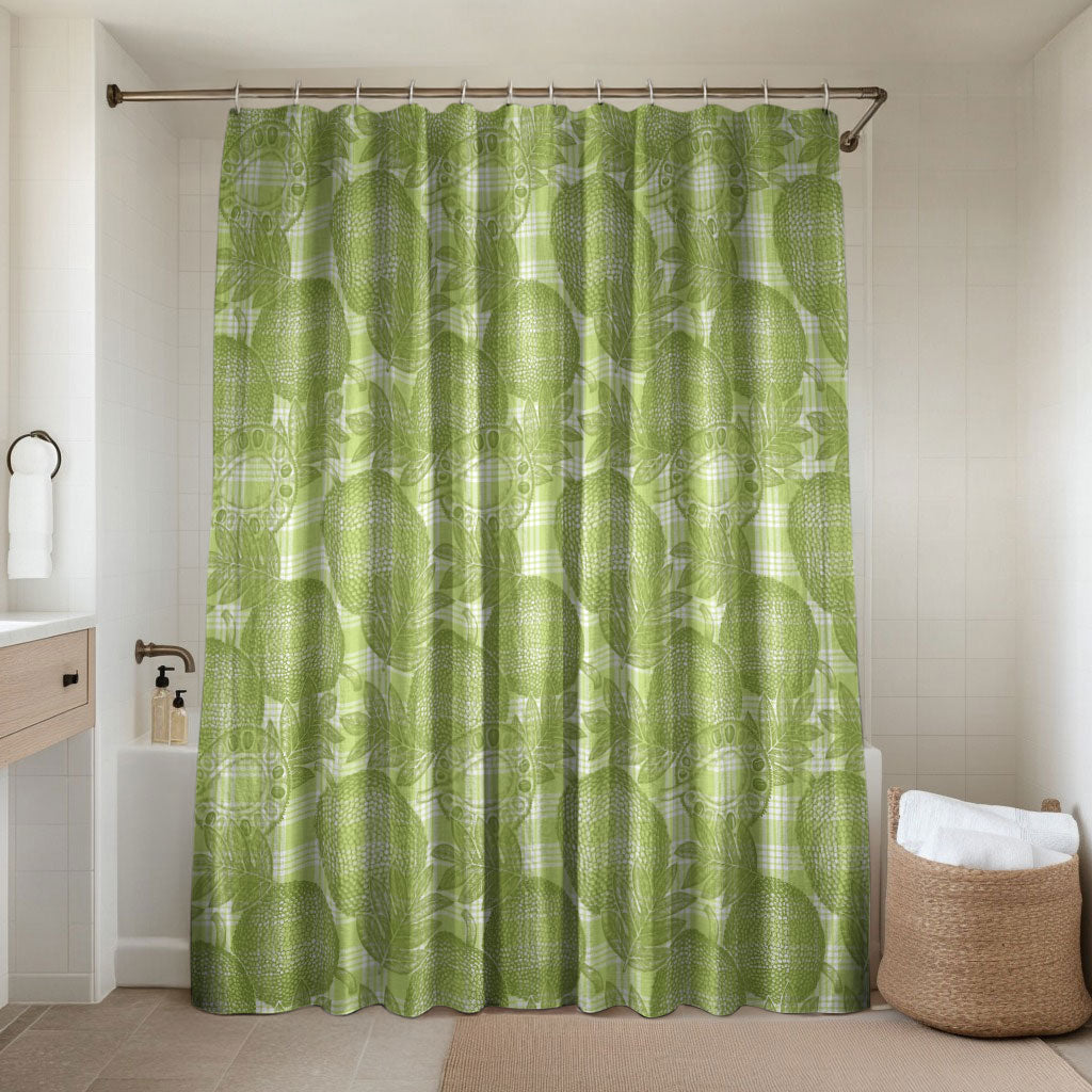 Omaomao Hawaii Breadfruit Palaka Motifs Bathroom Set