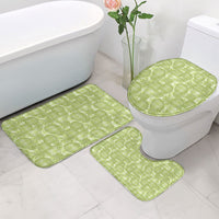 Omaomao Hawaii Breadfruit Palaka Motifs Bathroom Set