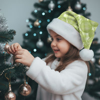 Omaomao Hawaii Breadfruit Palaka Motifs Christmas Santa Hat