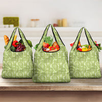Omaomao Hawaii Breadfruit Palaka Motifs Grocery Bag