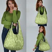 Omaomao Hawaii Breadfruit Palaka Motifs Grocery Bag