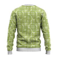 Omaomao Hawaii Breadfruit Palaka Motifs Ugly Christmas Sweater