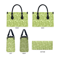 Omaomao Hawaii Breadfruit Palaka Motifs Leather Bag