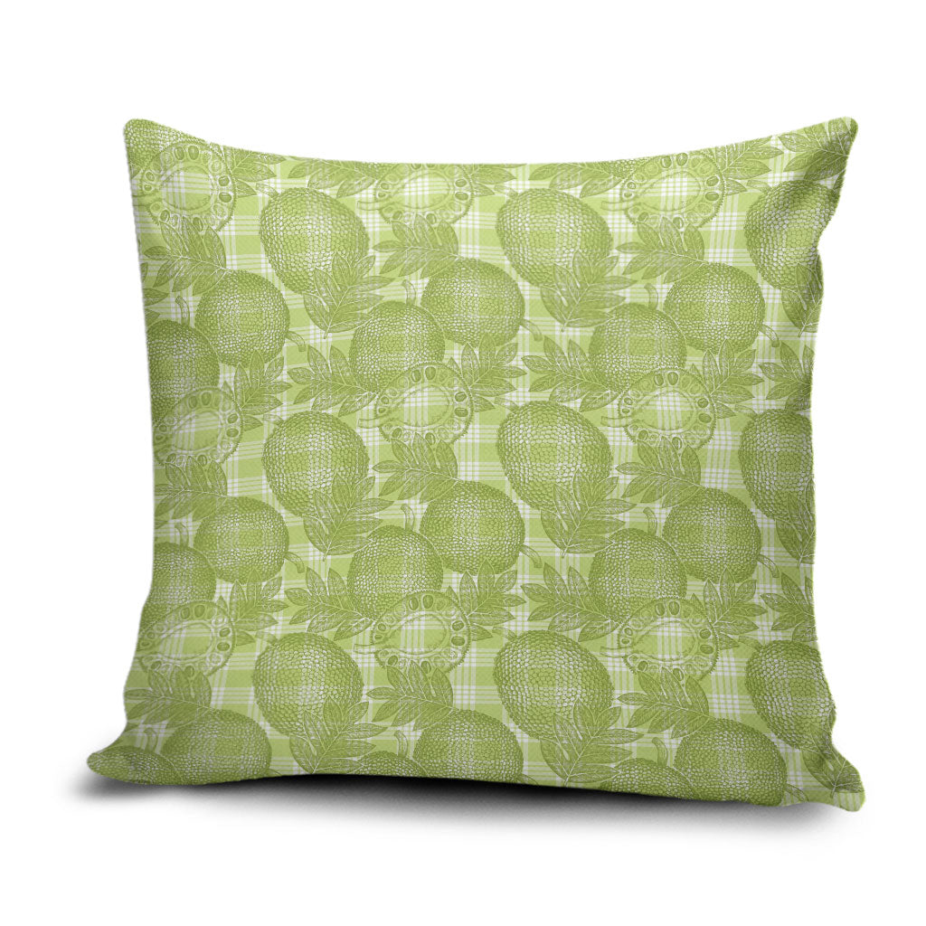 Omaomao Hawaii Breadfruit Palaka Motifs Pillow Cover