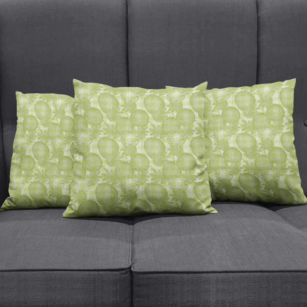 Omaomao Hawaii Breadfruit Palaka Motifs Pillow Cover