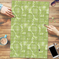 Omaomao Hawaii Breadfruit Palaka Motifs Puzzle