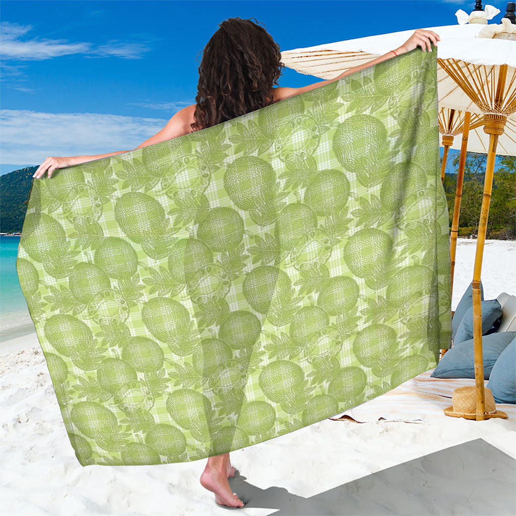 Omaomao Hawaii Breadfruit Palaka Motifs Sarong