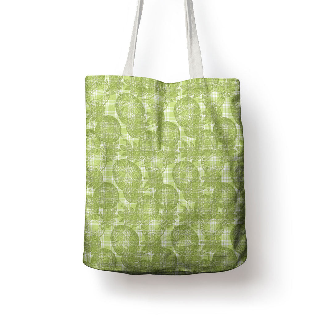 Omaomao Hawaii Breadfruit Palaka Motifs Tote Bag