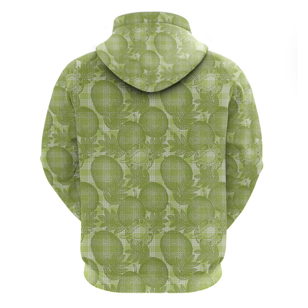 Omaomao Hawaii Breadfruit Palaka Motifs Zip Hoodie LT14 - Polynesian Pride