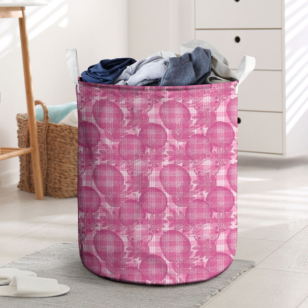 Alaka Hawaii Breadfruit Palaka Motifs Laundry Basket