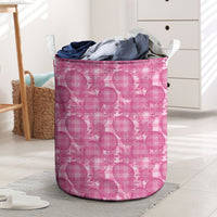 Alaka Hawaii Breadfruit Palaka Motifs Laundry Basket