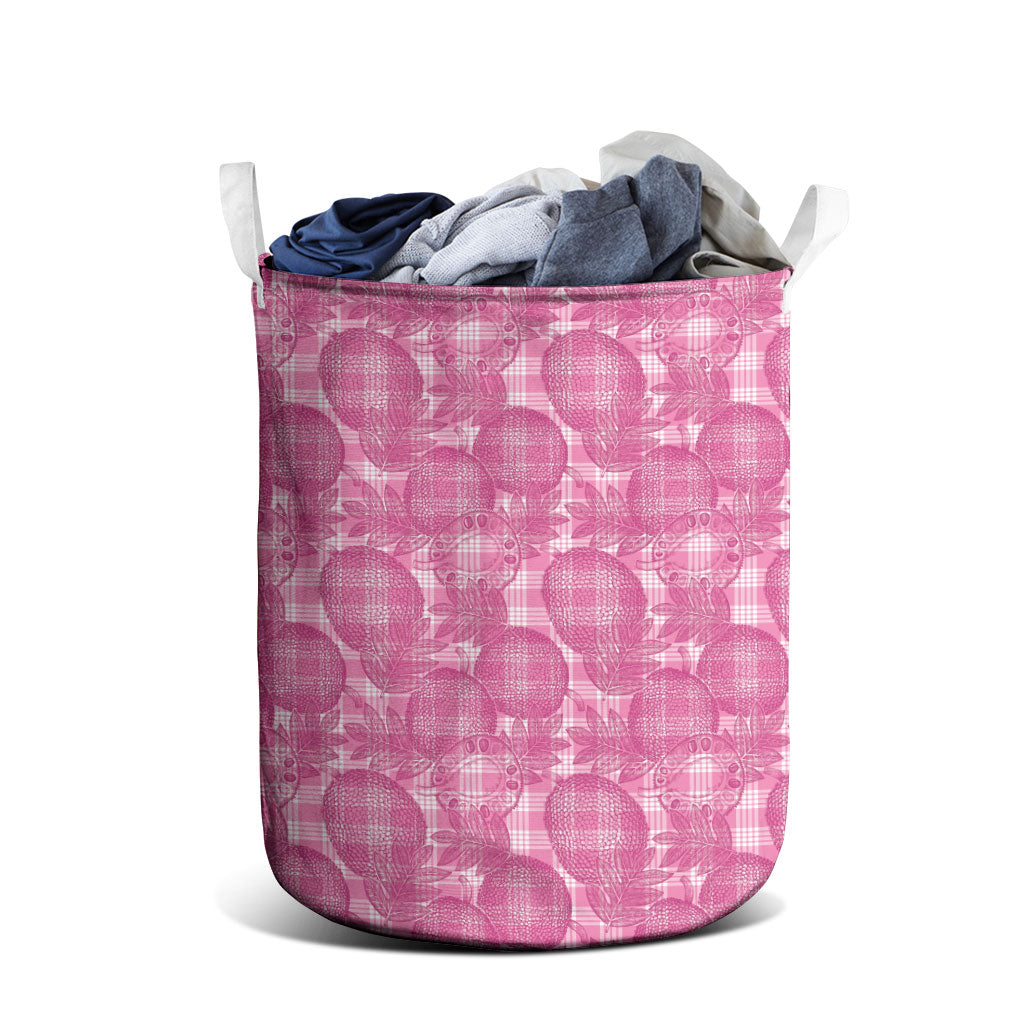Alaka Hawaii Breadfruit Palaka Motifs Laundry Basket