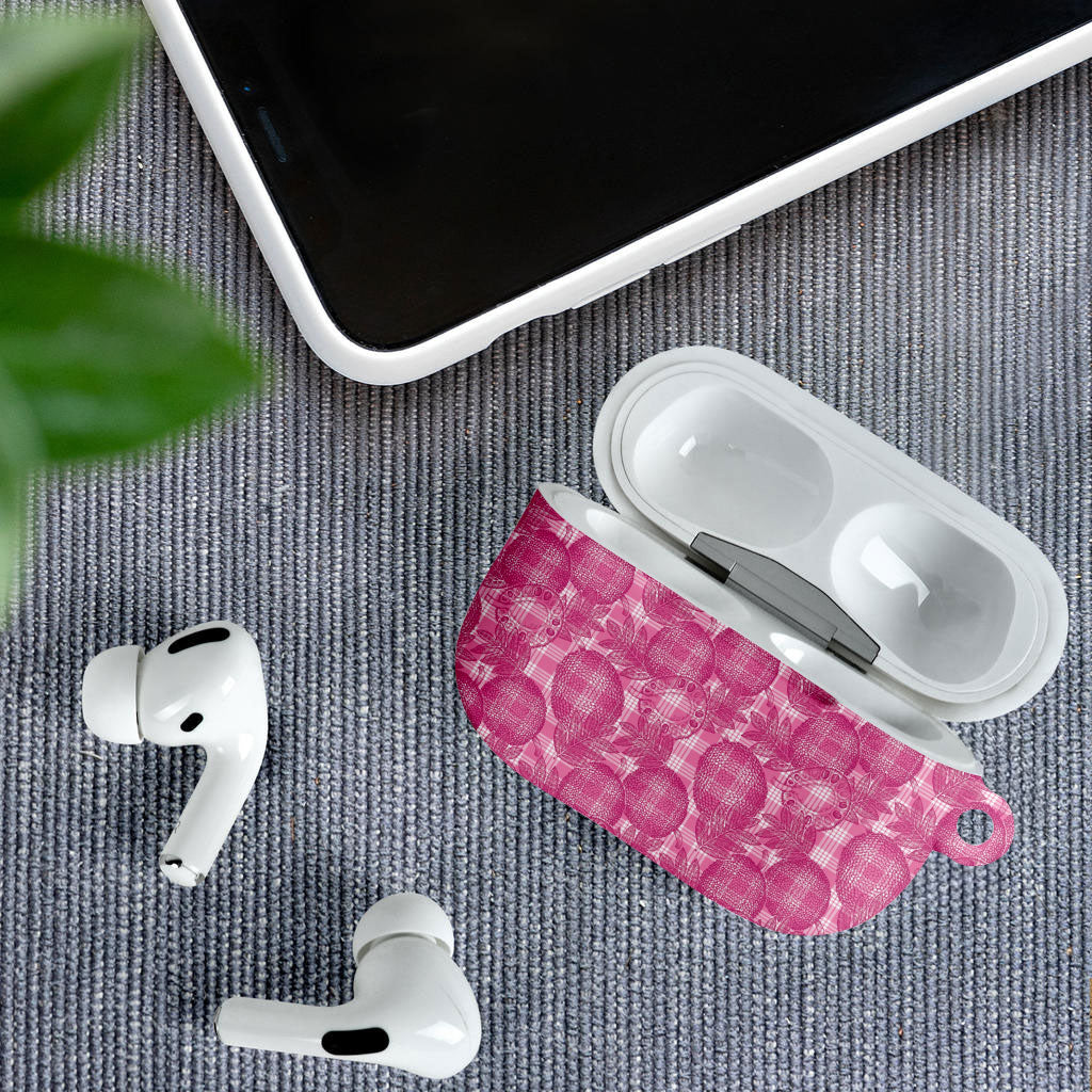 Alaka Hawaii Breadfruit Palaka Motifs AirPods Case